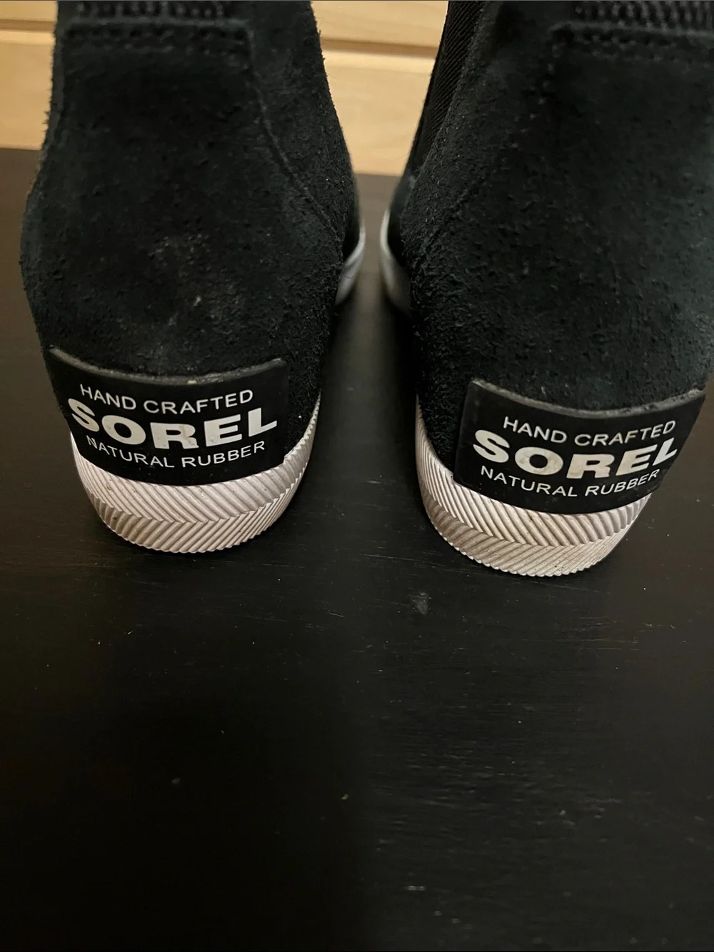 Sorel suede wedge